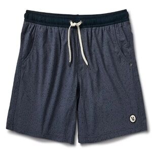 VUORI Kore Short Large “Azure Dashed Lines”